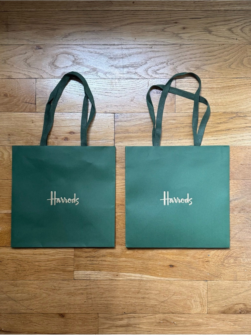 Harrods small shopper bags (set of 2)